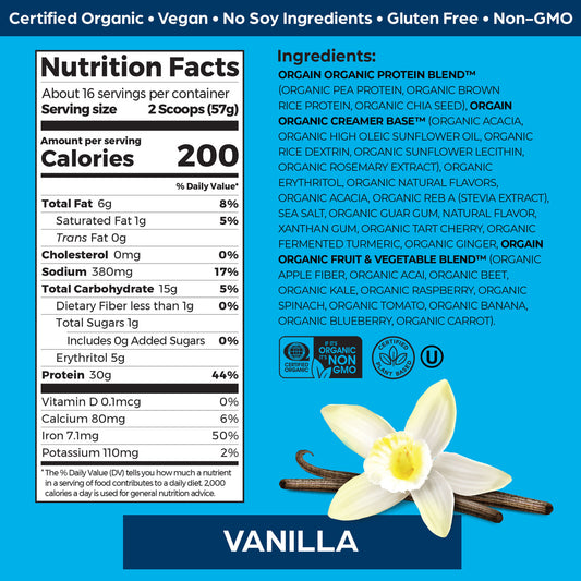 OG2 ORGAIN PRTN PWDR VAN ( 1 X 2.01 LB )-1