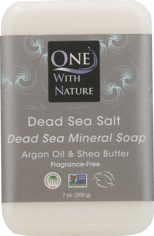 One With Nature Dead Sea Salt Soap (7Oz)-1