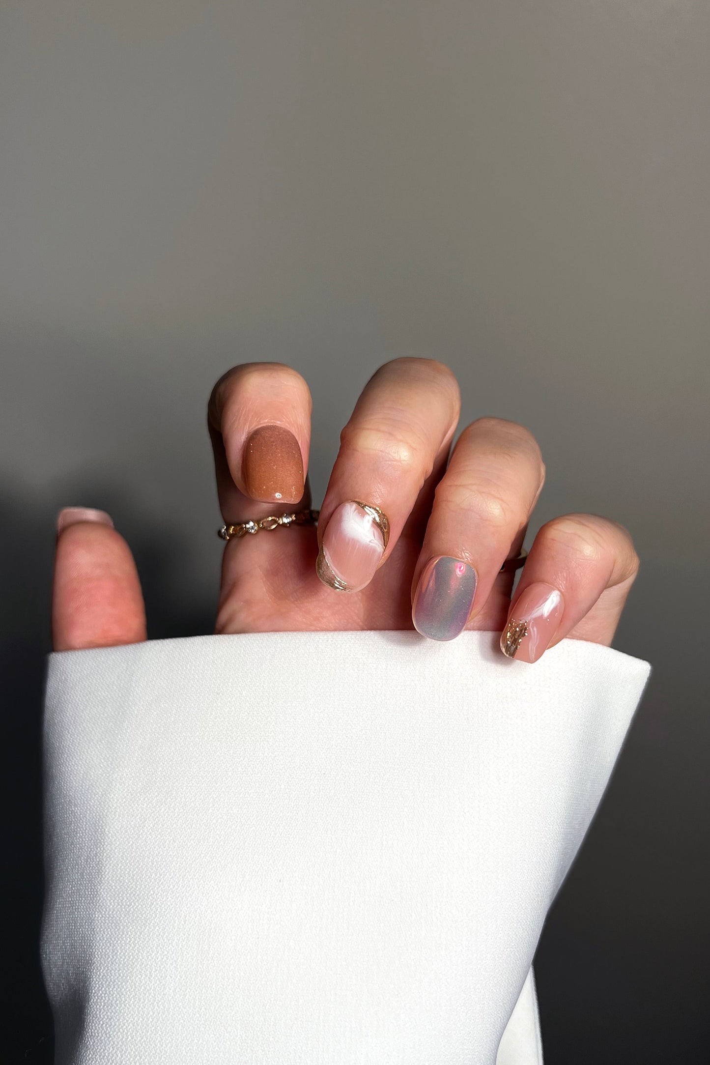 Rose Gold Rush | Pro Handmade Gel Nails-4
