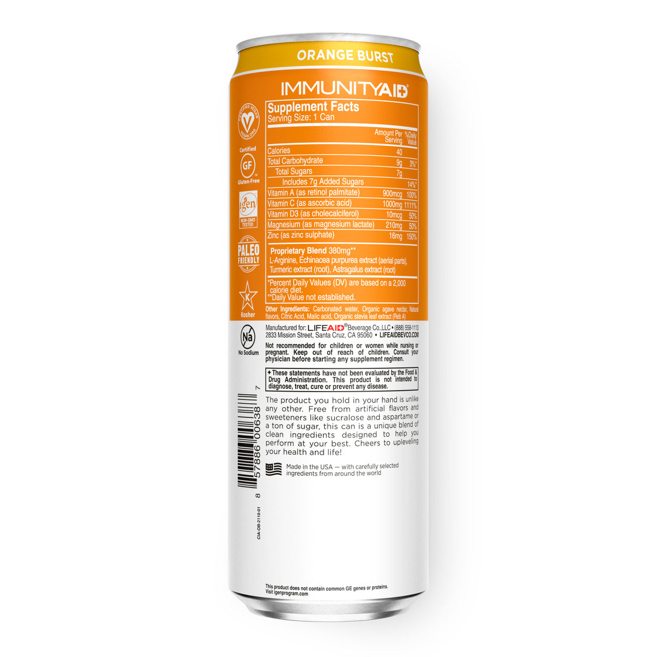 LIFEAID IMMUNITYAID DFND ( 12 X 12 OZ   )-1