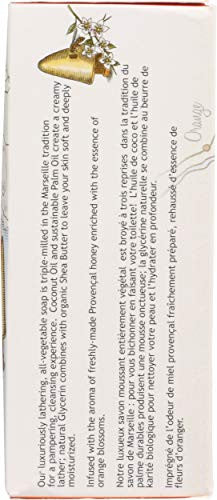 South of France Bar Soap Orange Blossom Honey (1x6 OZ)-2
