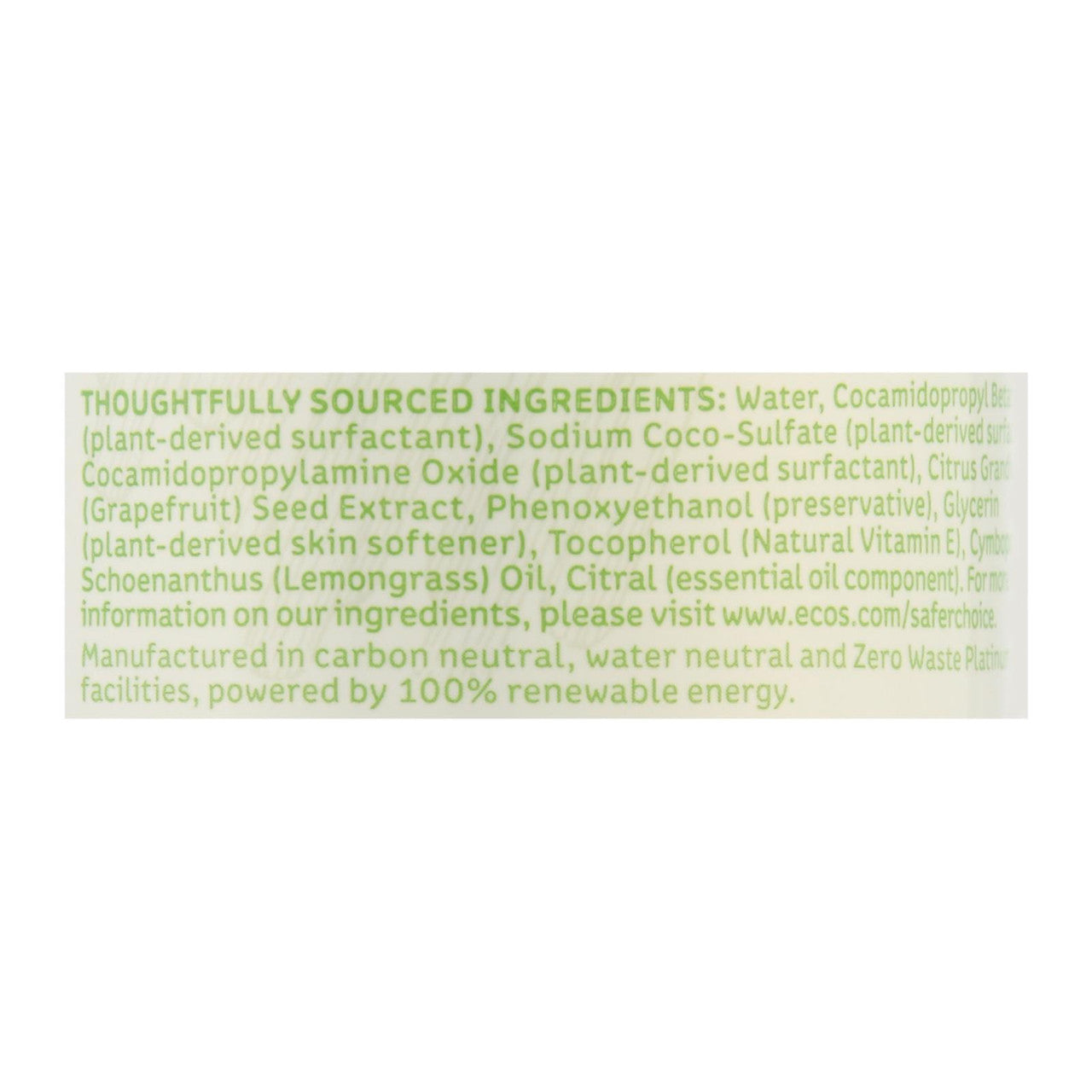 ECOS HAND SOAP LEMONGRAS ( 6 X 11.5 OZ   )-1